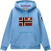 Napapijri Sweat-shirt 'B-ARCHIVE' bleu marine / bleu ciel / rouge carmin