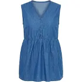 Ulla Popken Chemisier bleu denim