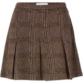 Rich & royal Jupe bleu foncé / noisette / brun foncé
