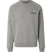 Scotch & Soda Sweat-shirt gris chiné / noir / blanc