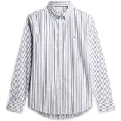 Tommy Hilfiger Chemise 'Flex' marine / blanc