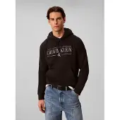 Calvin Klein Jeans Sweat-shirt noir / blanc