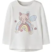 Name it T-Shirt 'NMFVIX' bleu clair / jaune clair / noir / blanc