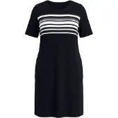 Ulla Popken Robe noir / blanc