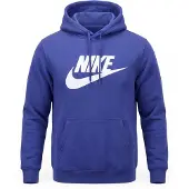 Nike Sweat-shirt 'CLUB' bleu roi / blanc
