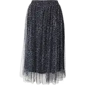 Herrlicher Jupe 'Vida' gris basalte / noir