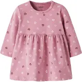 Name it Robe 'NBFVANDORA' violet pastel / rouge foncé / blanc