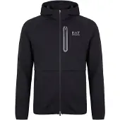 Emporio Armani Veste de survêtement 'NATURAL VENTUS7' noir