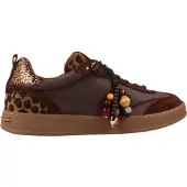 Carmela pour femme. 16415201-MARRON Chaussures en cuir 164152 marron (40), Plat, Lacets, Casuel
