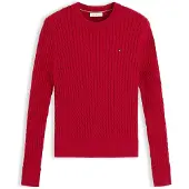 Tommy Hilfiger Pull-over rouge rubis