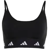 Adidas Soutien-gorge de sport noir / blanc