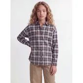 Jack & Jones Kids Chemisier 'JXJAMIE' bleu clair / chocolat