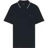 BOSS T-Shirt 'Passerford' bleu marine / blanc