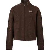 Emporio Armani Veste de survêtement marron / brun foncé