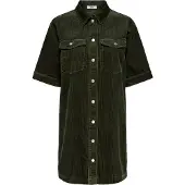 JDY Robe-chemise 'JDYSHIRAZ' vert foncé