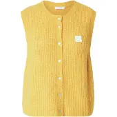 American vintage Cardigan 'EAST' jaune