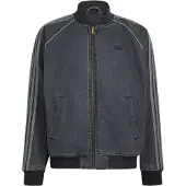 Adidas Originals Veste mi-saison 'SST DENIM TRACK' gris / noir denim