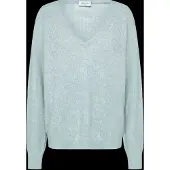American vintage Pull-over 'DAMSVILLE' bleu clair