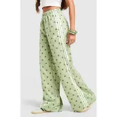 Adidas Originals Pantalon Large Satin Polka Dots - Vert, Vert