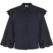 Mos Mosh Chemisier 'Heliam' bleu marine