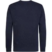 Petrol Industries Sweat-shirt bleu marine / blanc