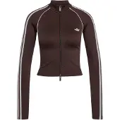 Adidas Veste de survêtement 'Essentials' mastic / chocolat / blanc