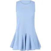Osaka Baseline Rib Sleeveless Dress Bleu M Femme