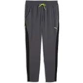 Puma Pantalon de sport gris foncé / noir