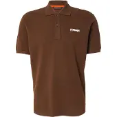 Napapijri T-Shirt chocolat / blanc