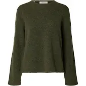 Selected Pull-over 'SLWLulu' vert foncé