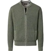 Casamoda Gilet Zip Structure Vert