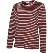 Mamalicious T-shirt 'MLAMILA VITA' beige / lie de vin