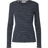 Selected T-shirt 'SLFAnna' bleu marine / blanc
