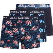 Jack & Jones Boxers 'JACLAMINE' bleu clair / bleu foncé / rouge / blanc