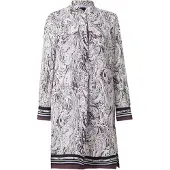 Marc Cain Robe-chemise lavande / cyclamen / noir / blanc cassé