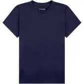 Schiesser Chemise de nuit 'Mix & Relax' bleu foncé / violet foncé
