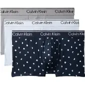 Calvin Klein Lv00nb4409 Trunk Low Rise Boxers 3 Units Blanc M Homme