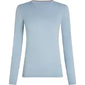 Icebreaker - Première couche en laine de mérinos - W Merino 200 Oasis LS Crewe Zinc Blue en Laine - Taille M - Bleu