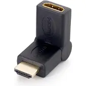 Equip Adaptateur HDMI pliable 1920x1080/60Hz St/Bu 180° noir Polybag