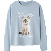 Name it T-Shirt 'NKFVotea' bleu-gris / mélange de couleurs