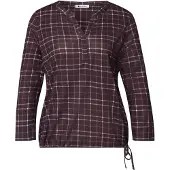 Street One T-shirt rose ancienne / bordeaux / noir