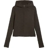 Weekday Cardigan 'Peggy' brun foncé