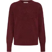 Cream Pull-over 'CRJunah' bordeaux