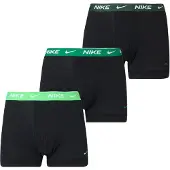 Nike Underwear Boxers 'Everyday' vert / noir / blanc