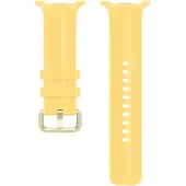 Samsung Bracelet Sport original pour Galaxy Watch 9 (40/44mm) / Watch 8 (40/44mm) / Classic (46mm) - Taille S/M - Jaune