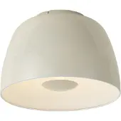 QAZQA Plafonnier rétro beige avec intérieur blanc - Vera