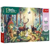 Trefl Puzzle « 100 animaux de la forêt enchantée » de