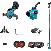 OEM Tondeuse, 2500W, souffleur de feuilles multifonctionnel, ensemble de 2 batteries