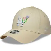 New Era Flower Icon 9forty Los Angeles Dodgers Cap Beige