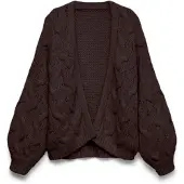 Vero Moda Cardigan 'VMMaybe' chocolat
